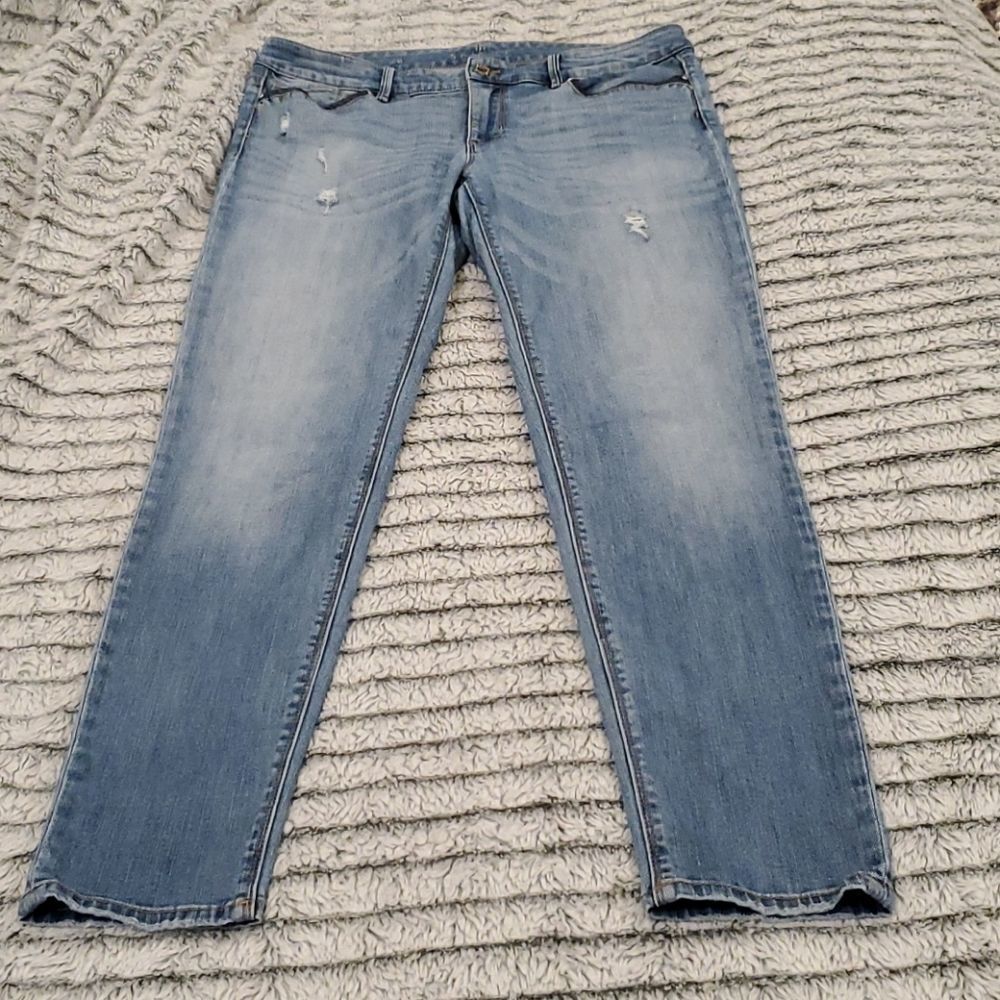 Medium wash White house black market jeans